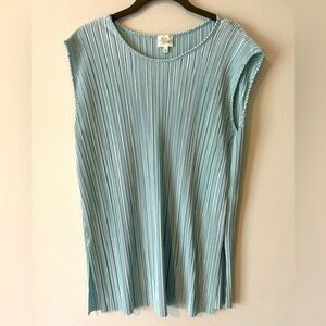Ava James Pleated Blouse Tunic (M)